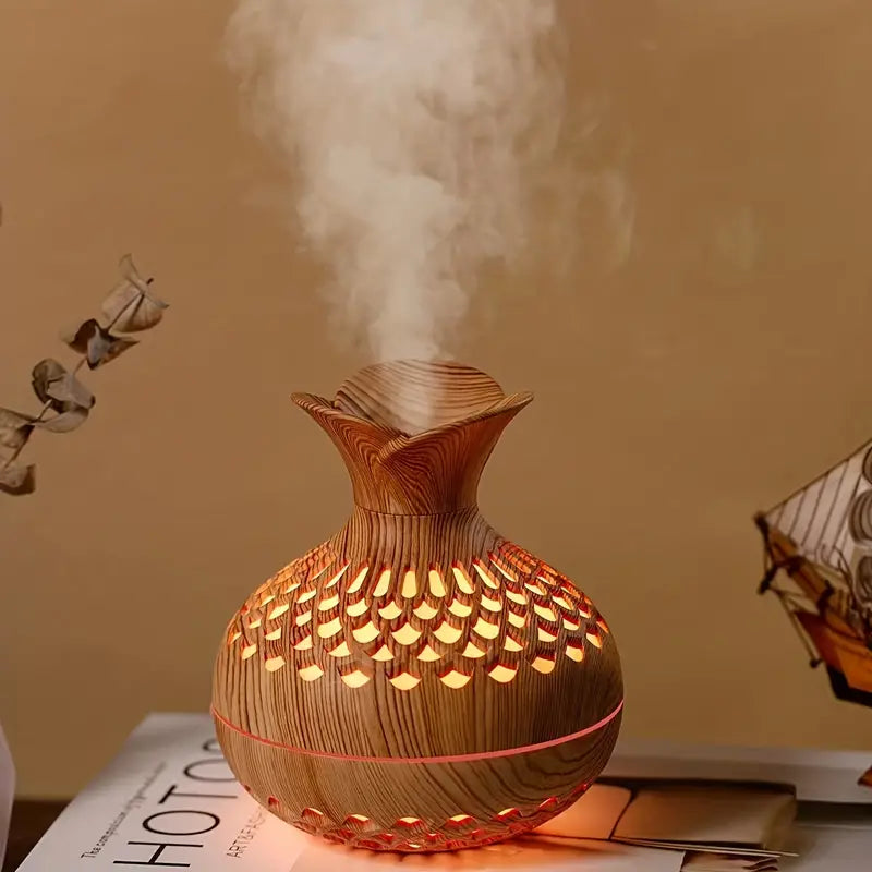 Aroma-Diffusor mit 300-ml-Tank | USB-Betrieb, Nachtlicht, leise Vernebelung und bis zu 10 Stunden Laufzeit