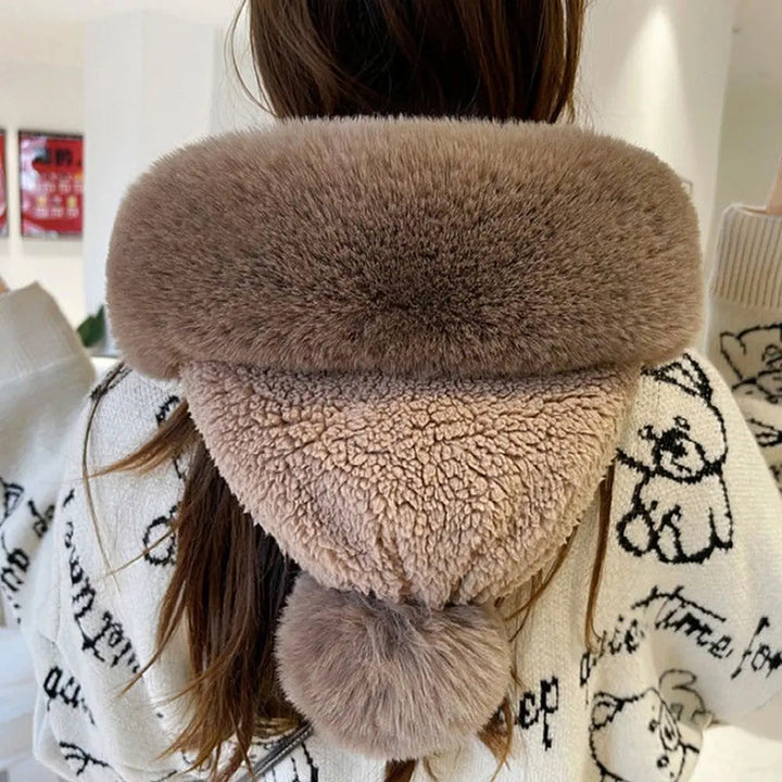 Bonnet et écharpe douillets coupe-vent