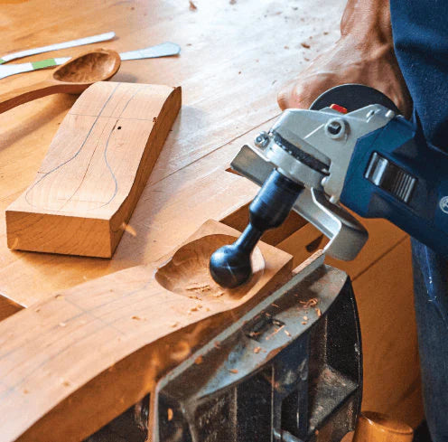 Kugelförmiger Holz-Fräsaufsatz für Winkelschleifer – grobe Materialabnahme in Sekunden | Aus Karbonstahl, langlebig | Für Schnitzen, Aushöhlen, Formen