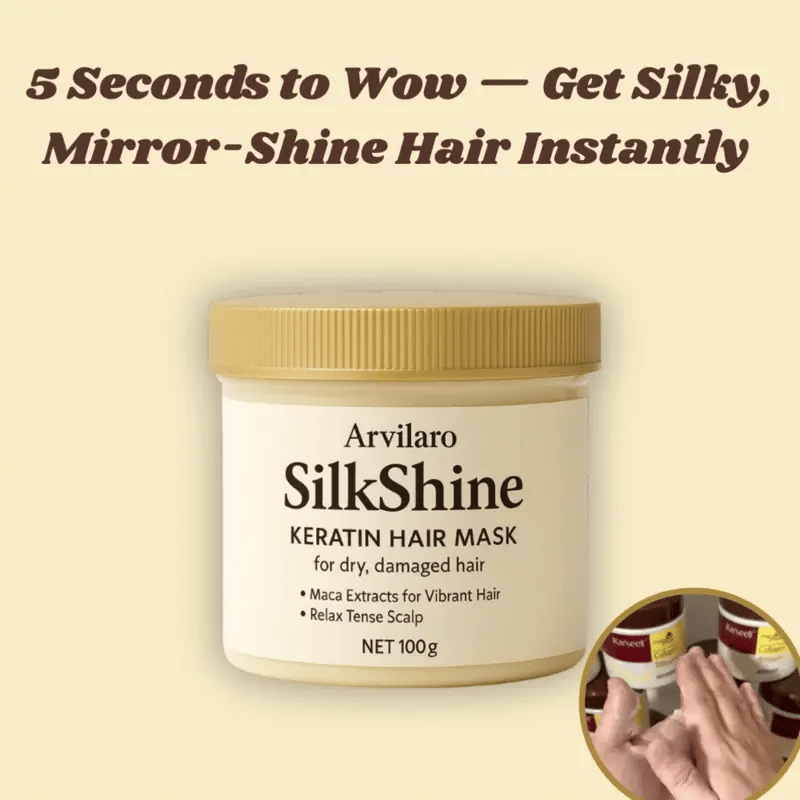 SilkShine Haar-Elixier – Magische Keratin-Haarmaske | Kaufe 1, erhalte 1 GRATIS