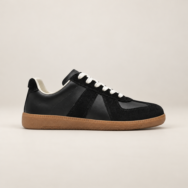 Herren Sneaker | Retro Low-Top-Schuhe mit gepolsterter Innensohle, Schnürverschluss und profilierter Laufsohle für Alltag und Freizeit