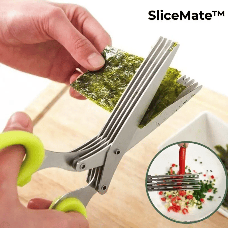 SliceMate™ — Kräuter 5-mal schneller schneiden, ohne Sauerei | Kaufe 1, bekomme 1 gratis
