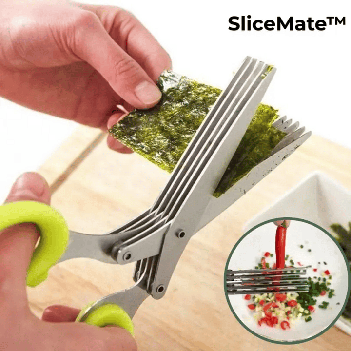 SliceMate™ — Kräuter 5-mal schneller schneiden, ohne Sauerei | Kaufe 1, bekomme 1 gratis