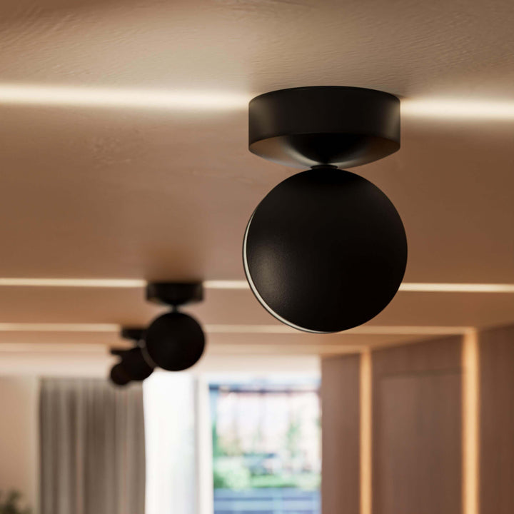 LED wall light with spotlight function | 360° rotatable light element | double-sided beam for square light effect, water-resistant