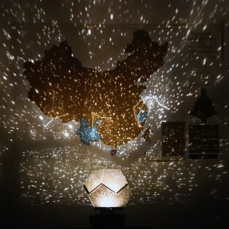 Star Projector 360° Rotation with LED Color Change | Starry Night Projection for Ceiling &amp; Wall | Quiet Night Light