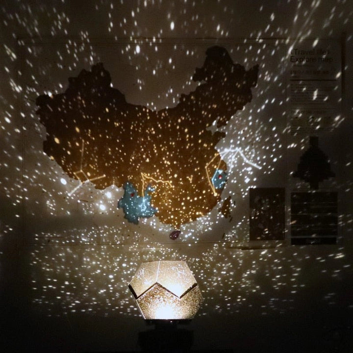 Star Projector 360° Rotation with LED Color Change | Starry Night Projection for Ceiling &amp; Wall | Quiet Night Light
