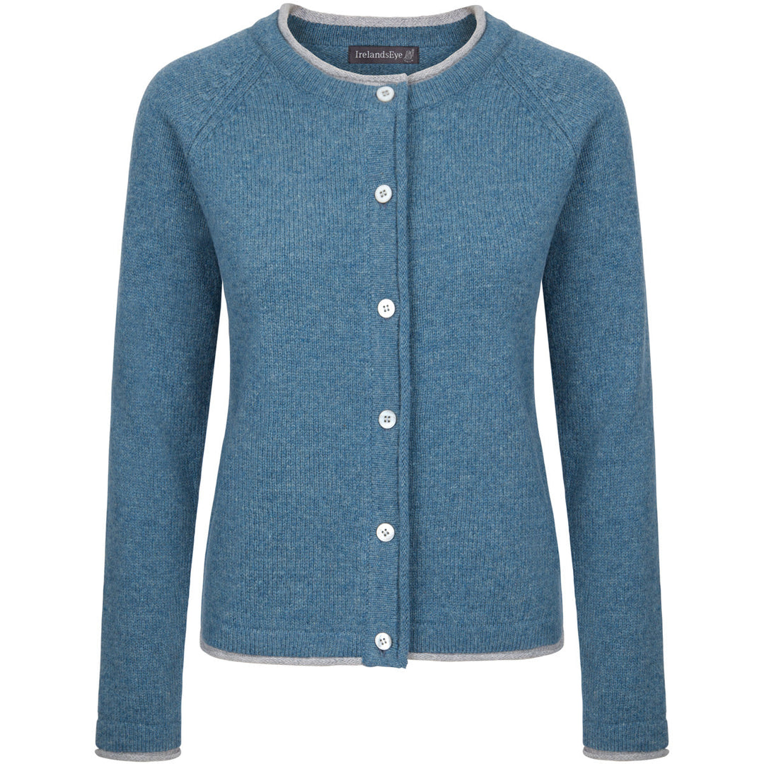 Damen Strickjacke | Kurze Cardigan-Jacke mit Raglanärmeln und geradem Schnitt