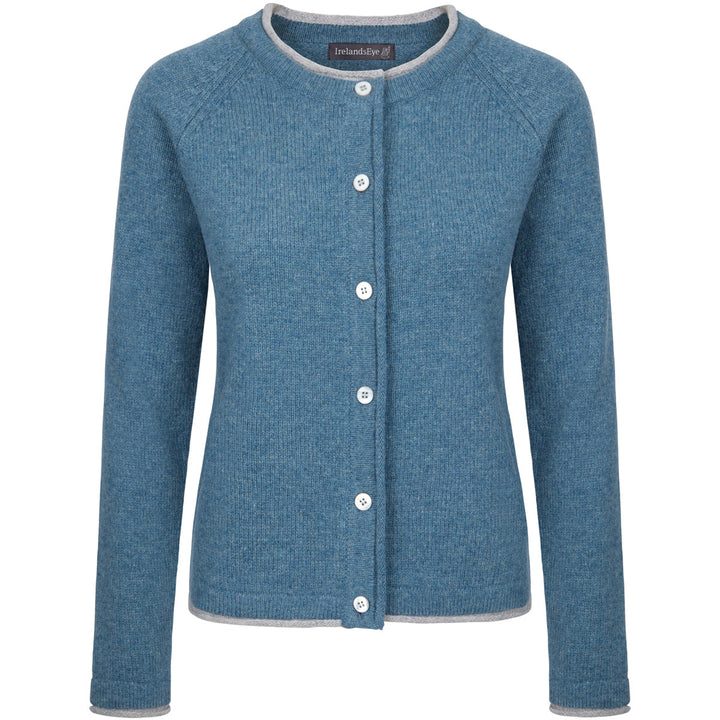 Damen Strickjacke | Kurze Cardigan-Jacke mit Raglanärmeln und geradem Schnitt