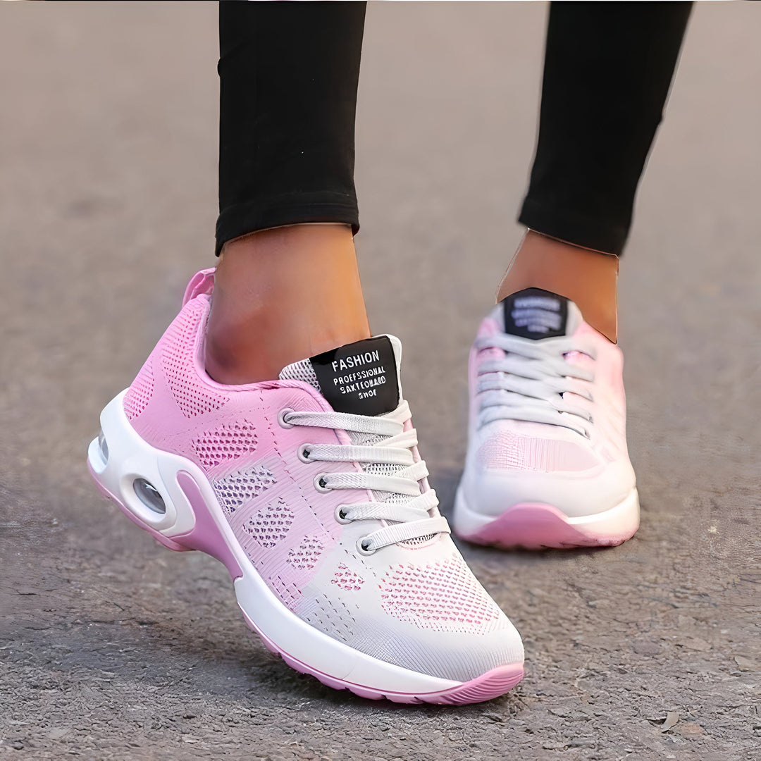 Damen Komfort-Sneaker mit Unterstützendem Fußbett | Leichte Freizeitschuhe für Alltag &amp; Bewegung | Atmungsaktiv &amp; Bequem