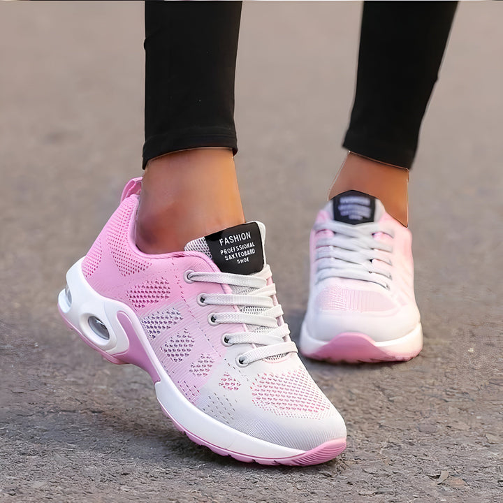 Damen Komfort-Sneaker mit Unterstützendem Fußbett | Leichte Freizeitschuhe für Alltag &amp; Bewegung | Atmungsaktiv &amp; Bequem