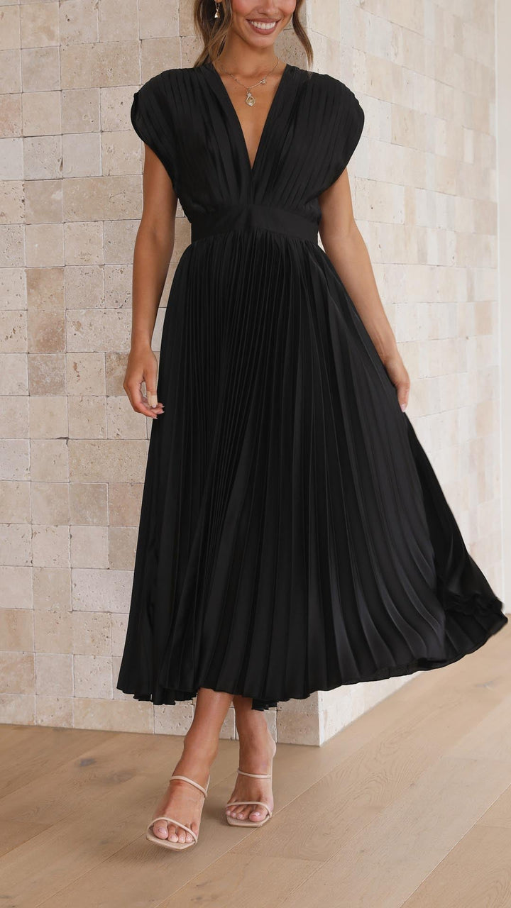 Maria | Elegantes &amp; Raffiniertes Plisseekleid