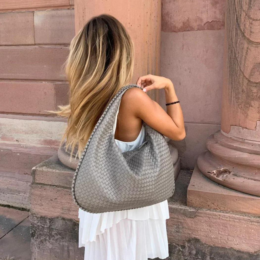 Damen Tote Bag Tragetasche groß &amp; elegant | geräumige Alltagstasche für Laptop &amp; Essentials | stilvolle Schultertasche