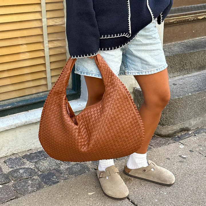 Damen Tote Bag Tragetasche groß &amp; elegant | geräumige Alltagstasche für Laptop &amp; Essentials | stilvolle Schultertasche