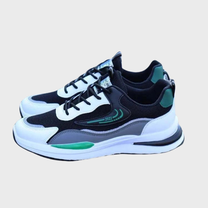 NetzRunner™ | Scarpe sportive in rete edizione limitata nero bianco verde