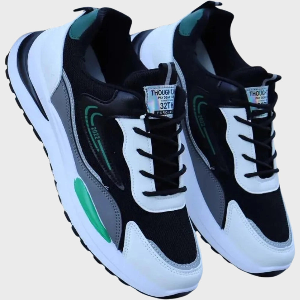NetzRunner™ | Scarpe sportive in rete edizione limitata nero bianco verde