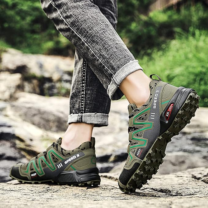 Herren Wanderschuhe | Orthopädisch, wasserdicht und rutschfest für Outdoor und Alltag