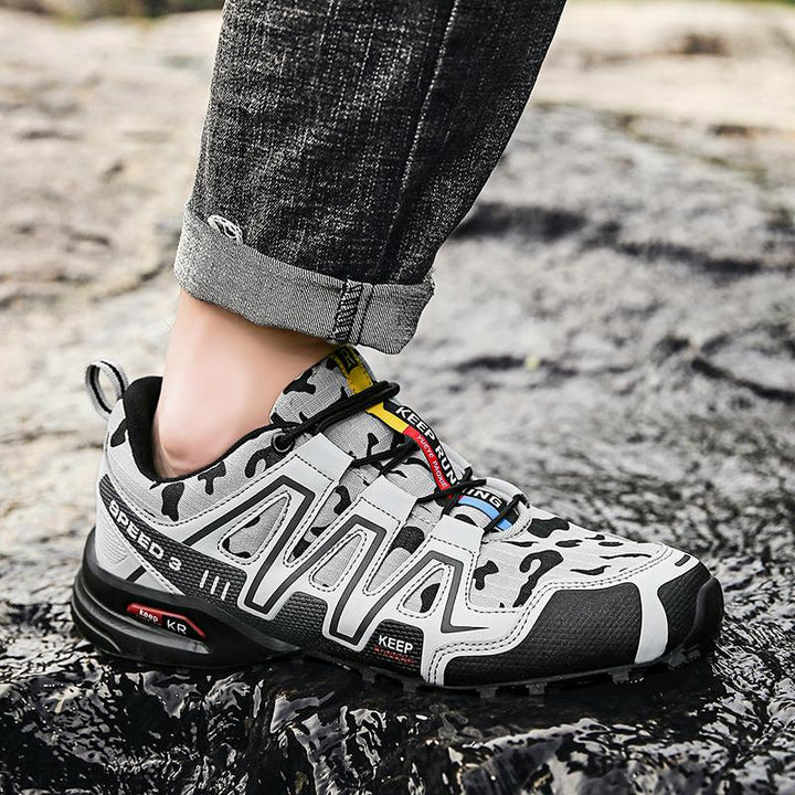 Herren Wanderschuhe | Orthopädisch, wasserdicht und rutschfest für Outdoor und Alltag