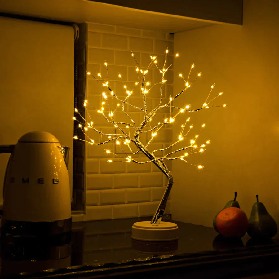 LumiTree™ Magical LED Tree Lamp | Mood Light for Relaxation &amp; Wellbeing | Flexibly Shaped &amp; Handmade