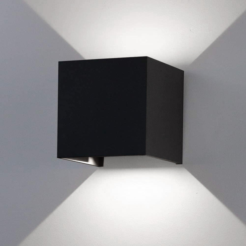 HelleNacht™ Lampada da parete LED premium | Impermeabile IP65 | Sensore di movimento | Luce calda up &amp; down