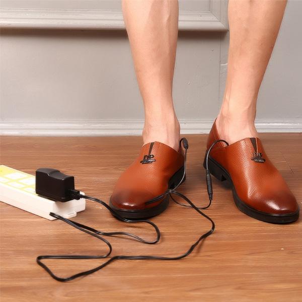 USB beheizte Einlegesohlen 1 Paar | Fußwärmer bis 50 °C für EU 35–44 | Zuschneidbar, 5V USB und per Hand waschbar