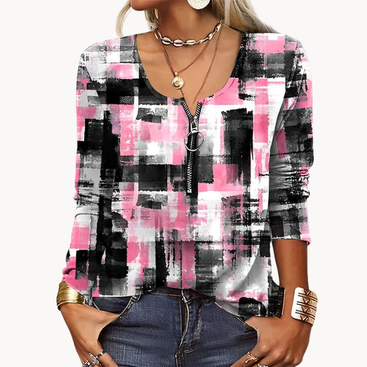 Nordic | Blouse moderne à imprimé stylée pour femme
