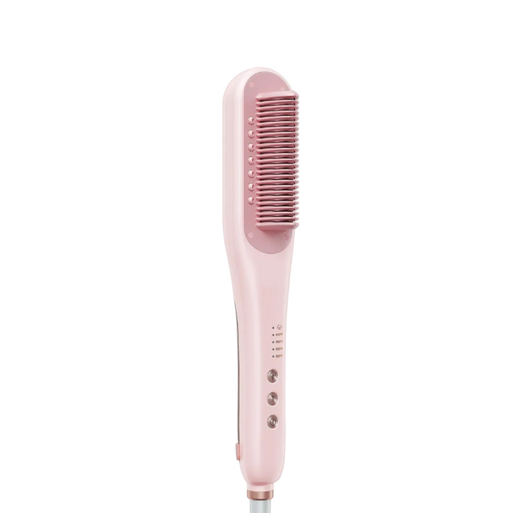 Dampf-Glättbürste | Haarbürste mit Dampffunktion und Temperaturstufen gegen Frizz