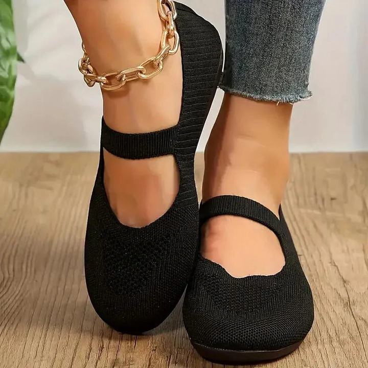 Damen Slip-On Schuhe | Leicht &amp; Atmungsaktiv | Flache Sohle