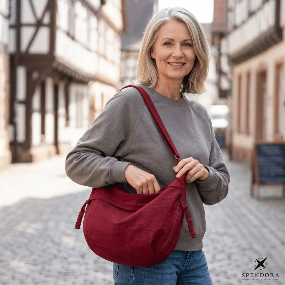 Nylon-Umhängetasche | Leichte Schultertasche mit mehreren Reißverschlussfächern und verstellbarem Schulterriemen