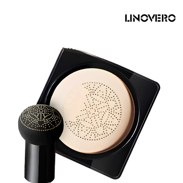 Air Cushion Foundation 2-piece set (1+1 free) | Color-adapting for natural complexion | 18h hold, waterproof + brush