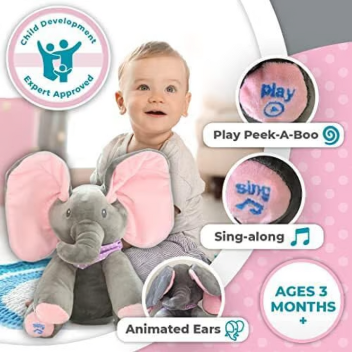 MelodyHugs - Peluche musicale a forma di elefante