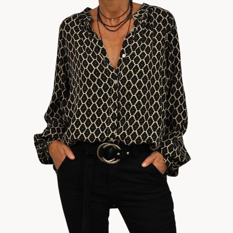 Jade | Camicia midi elegante con vestibilità rilassata da donna