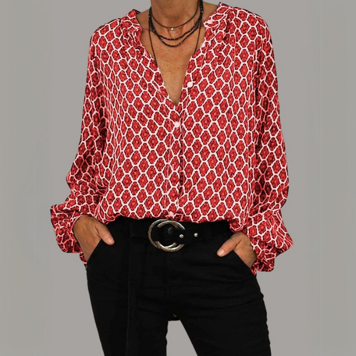 Jade | Camicia midi elegante con vestibilità rilassata da donna