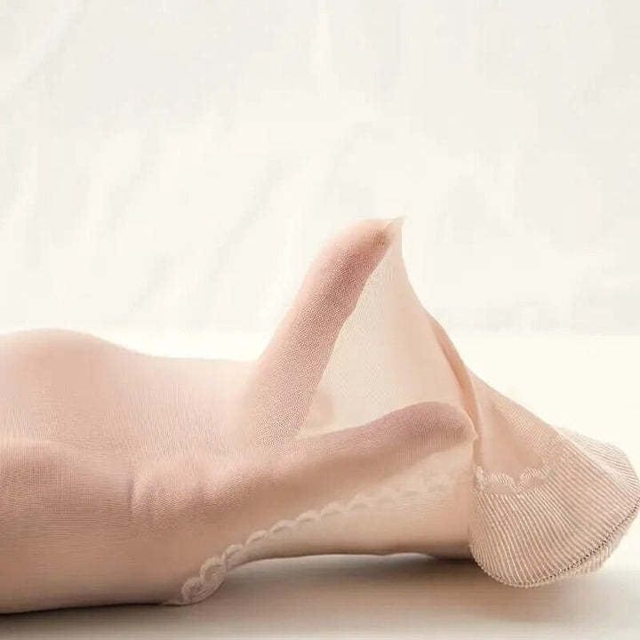 5+5 Gratis | Damen Anti-Rutsch Socken | Atmungsaktiv &amp; Verstärkte Zehen | Unsichtbare No-Show Passform für Sommer
