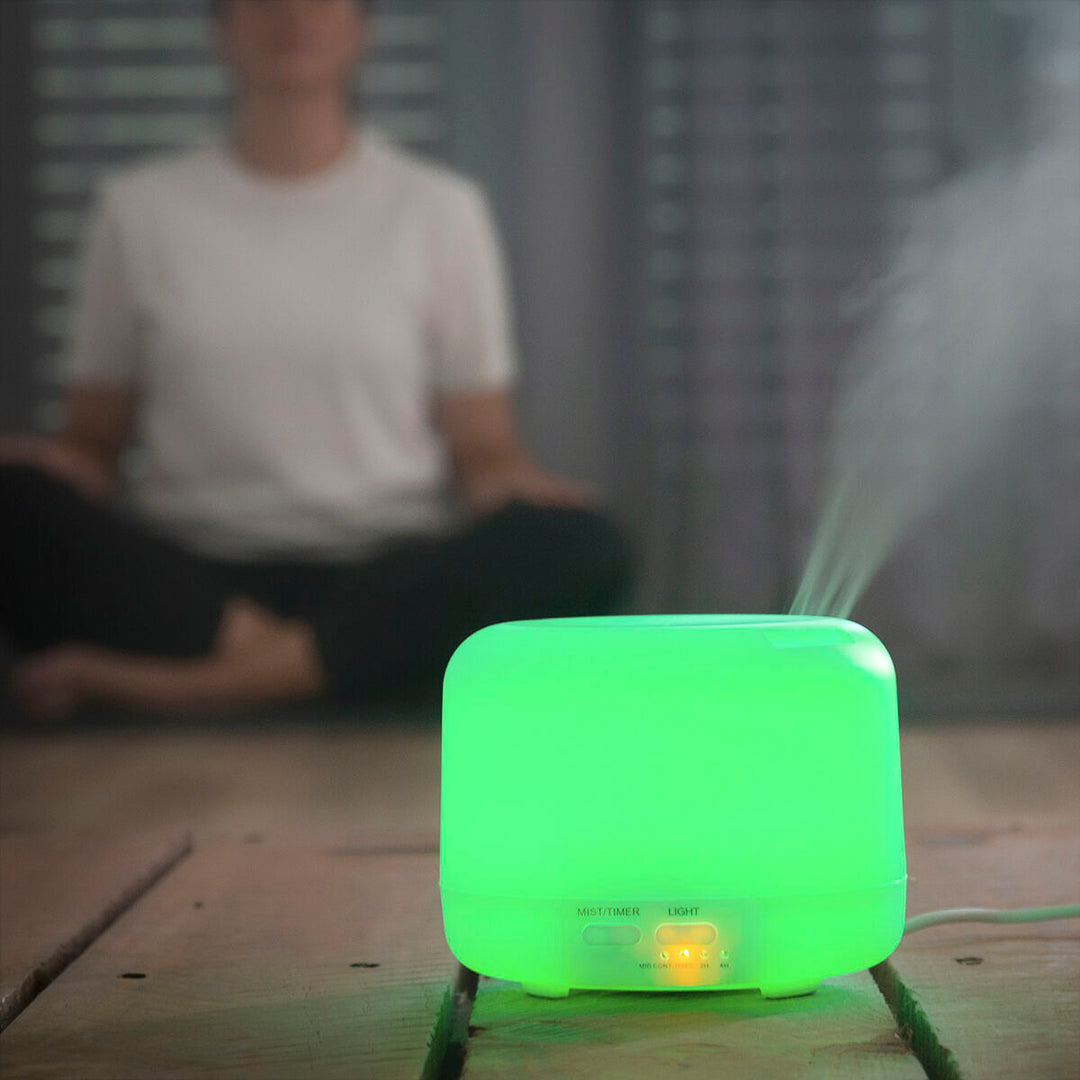 Aroma Diffusor | 400 ml Luftbefeuchter mit LED-Beleuchtung und 15 Lichtmodi