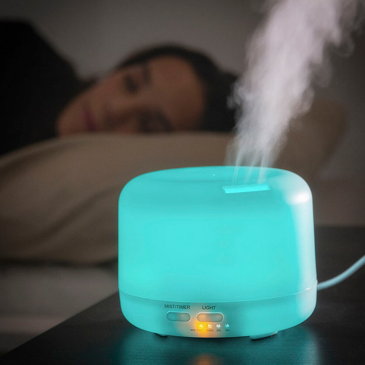Aroma Diffusor | 400 ml Luftbefeuchter mit LED-Beleuchtung und 15 Lichtmodi