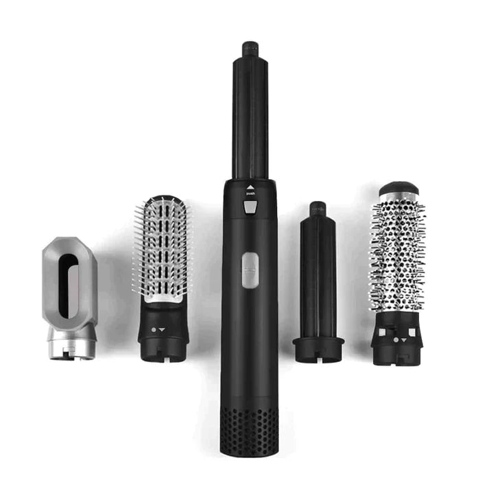 5-in-1 hot air styler | Fast heating technology | Ceramic coating | Attachments for drying, straightening &amp; curling