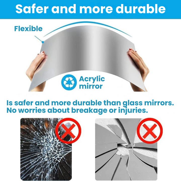 VividShield™ Spiegelfolie – Schaffen Sie eine atemberaubende, sichere Spiegelung, die von Kindern und Erwachsenen geliebt wird.