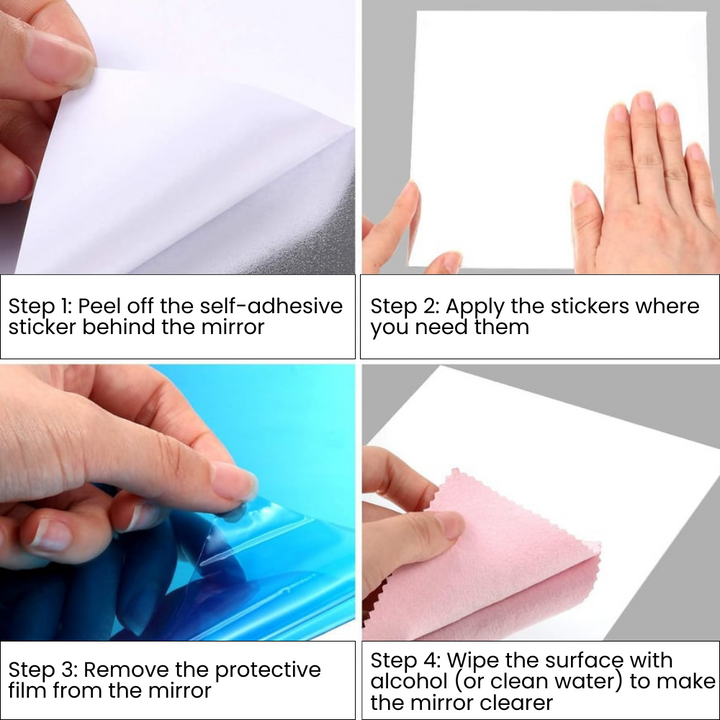 VividShield™ Spiegelfolie – Schaffen Sie eine atemberaubende, sichere Spiegelung, die von Kindern und Erwachsenen geliebt wird.