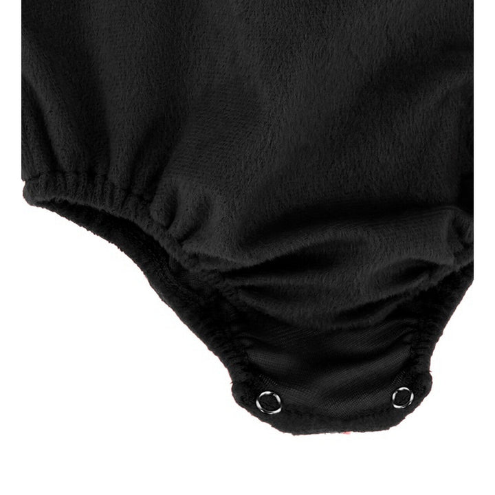 Baby Fledermaus Kostüm Schwarz Lila | Flauschiger Halloween Jumpsuit mit Flügeln und Kopfbedeckung für Jungen und Mädchen