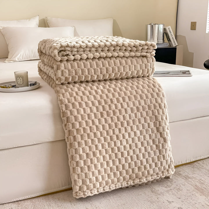 Kuscheldecke Mikrofaser | Superweiche warme Decke für Sofa und Bett | Wärmeisolierend und waschbar bei 30 °C