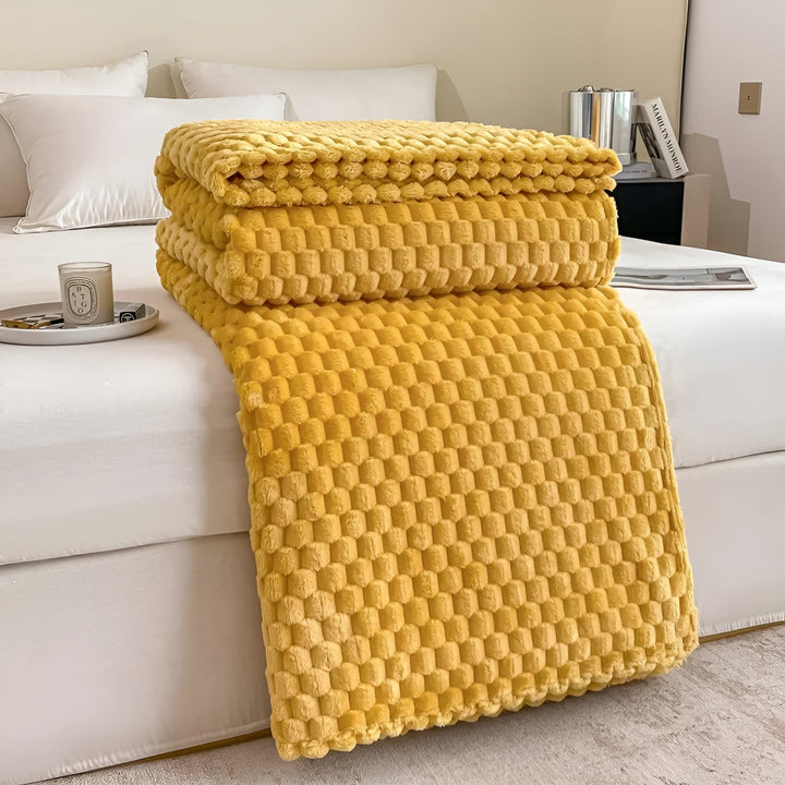 Kuscheldecke Mikrofaser | Superweiche warme Decke für Sofa und Bett | Wärmeisolierend und waschbar bei 30 °C