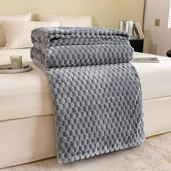 Kuscheldecke Mikrofaser | Superweiche warme Decke für Sofa und Bett | Wärmeisolierend und waschbar bei 30 °C