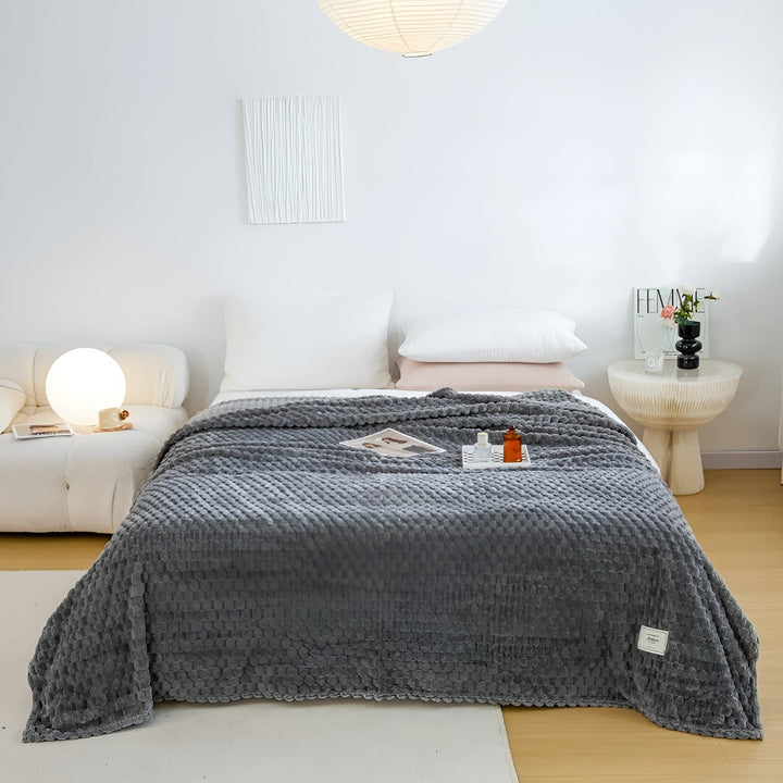Kuscheldecke Mikrofaser | Superweiche warme Decke für Sofa und Bett | Wärmeisolierend und waschbar bei 30 °C