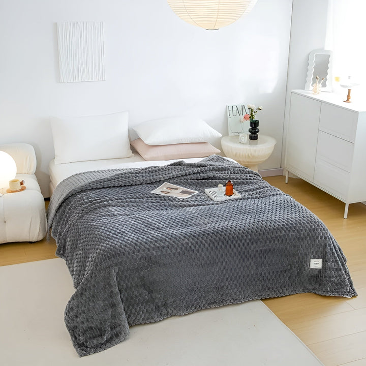 Kuscheldecke Mikrofaser | Superweiche warme Decke für Sofa und Bett | Wärmeisolierend und waschbar bei 30 °C