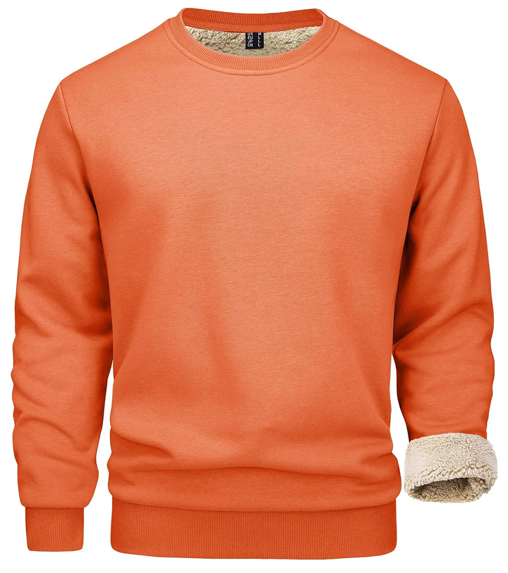 Herren Baumwollpullover Langarm | Lässiger Pullover mit regulärer Passform und atmungsaktivem Tragegefühl für Herbst und Winter