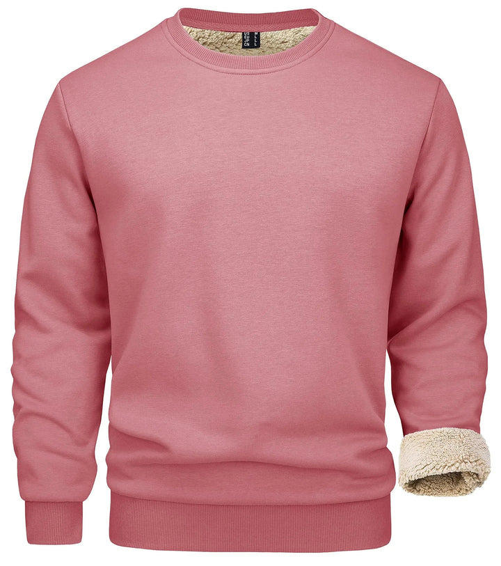 Herren Baumwollpullover Langarm | Lässiger Pullover mit regulärer Passform und atmungsaktivem Tragegefühl für Herbst und Winter