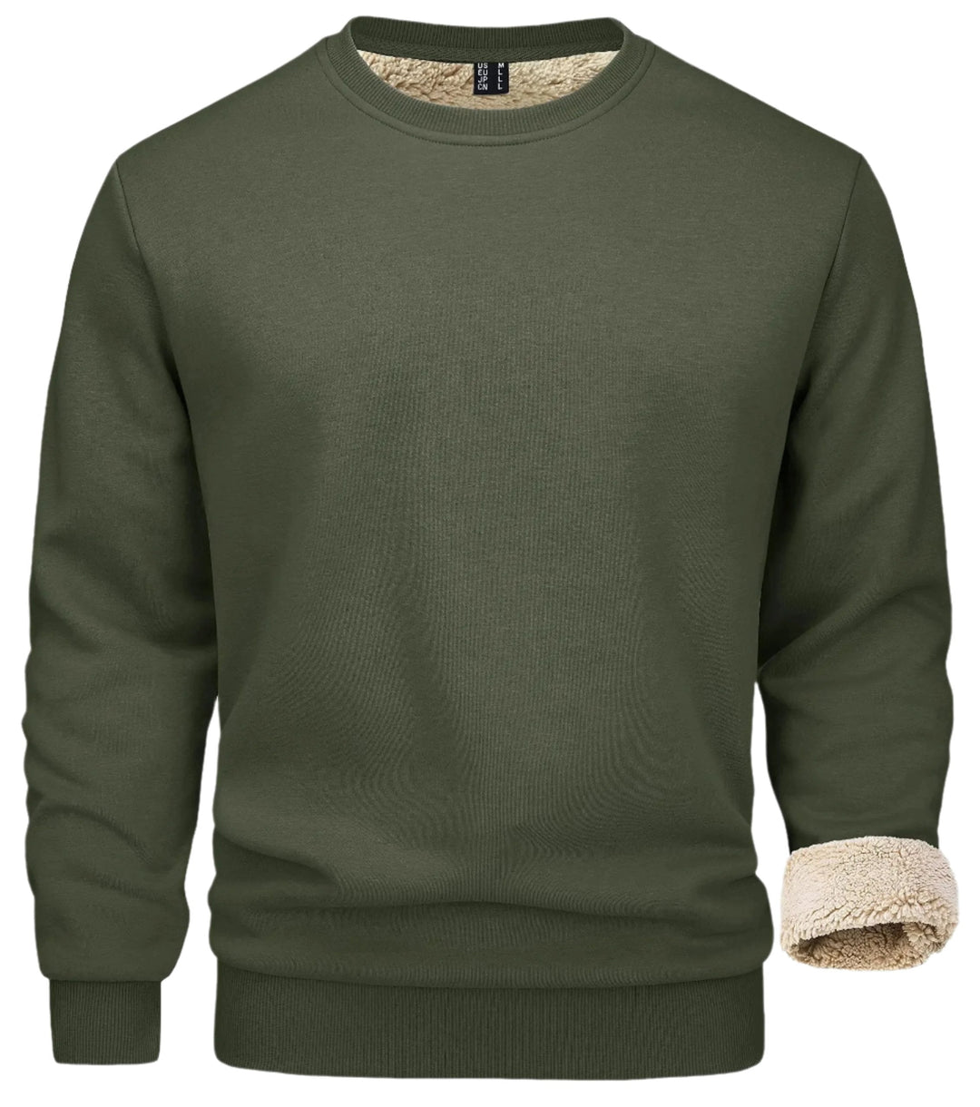 Herren Baumwollpullover Langarm | Lässiger Pullover mit regulärer Passform und atmungsaktivem Tragegefühl für Herbst und Winter