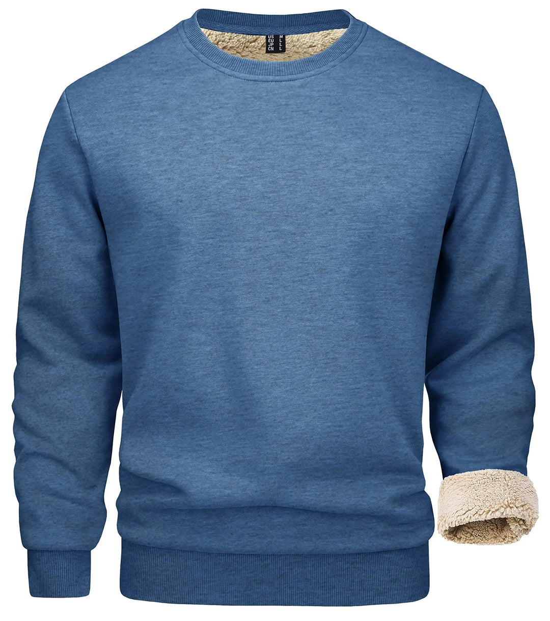 Herren Baumwollpullover Langarm | Lässiger Pullover mit regulärer Passform und atmungsaktivem Tragegefühl für Herbst und Winter
