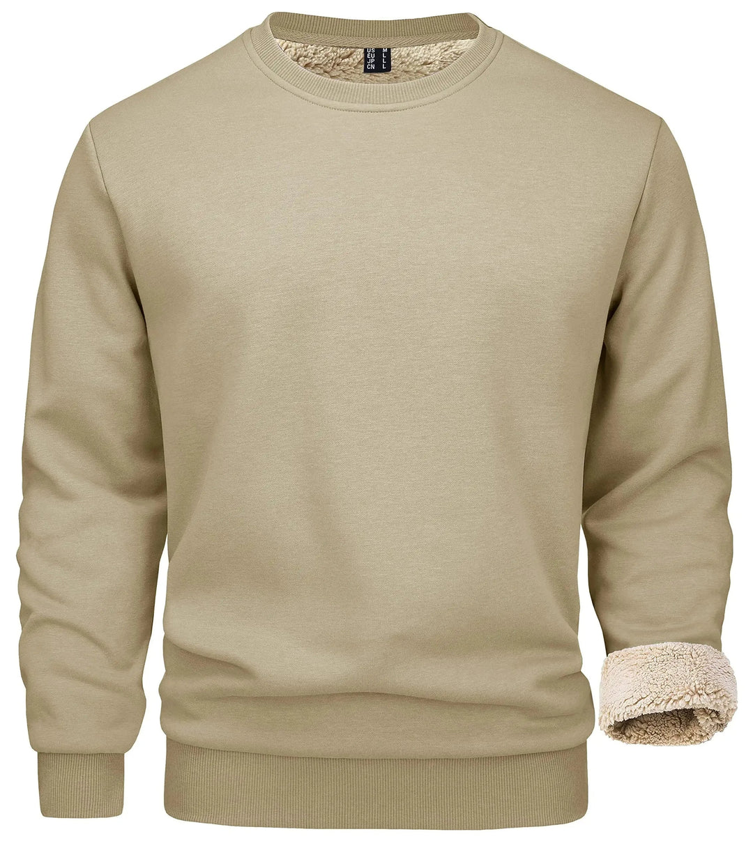 Herren Baumwollpullover Langarm | Lässiger Pullover mit regulärer Passform und atmungsaktivem Tragegefühl für Herbst und Winter