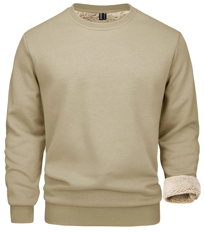 Herren Baumwollpullover Langarm | Lässiger Pullover mit regulärer Passform und atmungsaktivem Tragegefühl für Herbst und Winter